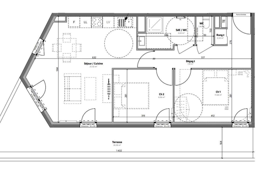 Ferienwohnung Blue Note -4 Etoiles-Terrasse Vue-2 Parking Balaruc-les-Bains Exterior foto